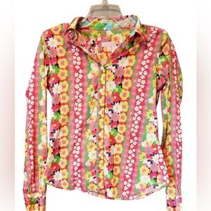 Lilly Pulitzer Multicolor Floral Shirt